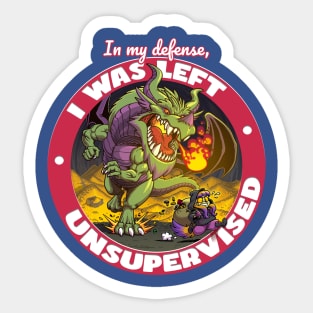 Left Unsupervised Sticker